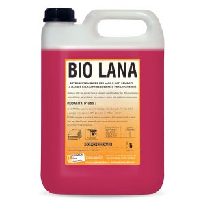 BIO LANA - Detergente liquido per lana e capi delicati a mano, in lavatrice e per lavanderie