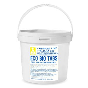 ECO BIO TABS - Tabs per lavabiancheria senza fosfati con enzimi