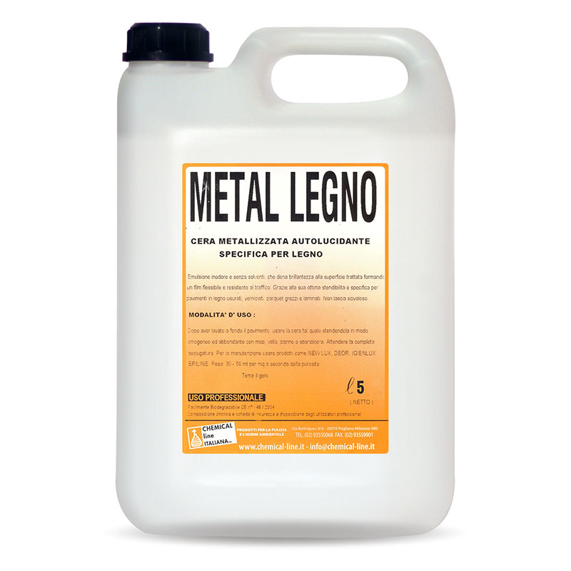 METAL LEGNO - Cera metallizzata autolucidante specifica per legno -  Chemical Line